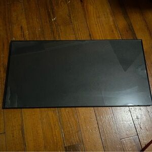 Long Thin Black Frame with Glass